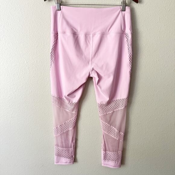 Victoria's Secret ‎ Lavender Fishnet Mesh Knockout 7/8 Tight women's size large - Picture 6 of 14